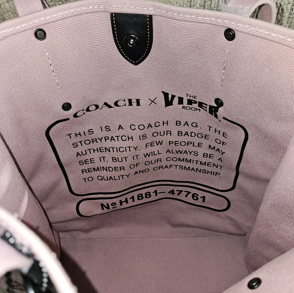 Coach x The Viper Room NWT - Picture 4 of 6